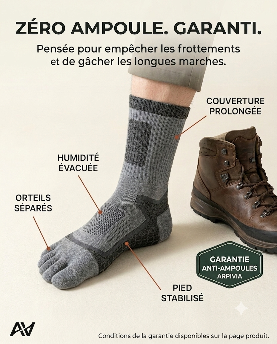 Chaussettes à cinq orteils