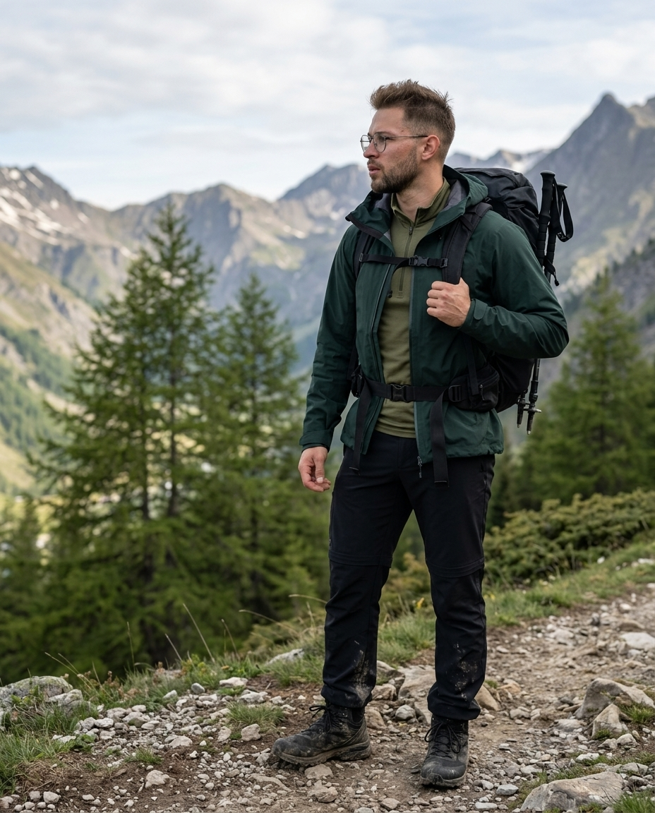 Fondateur d’ARPIVIA en randonnée dans les Alpes